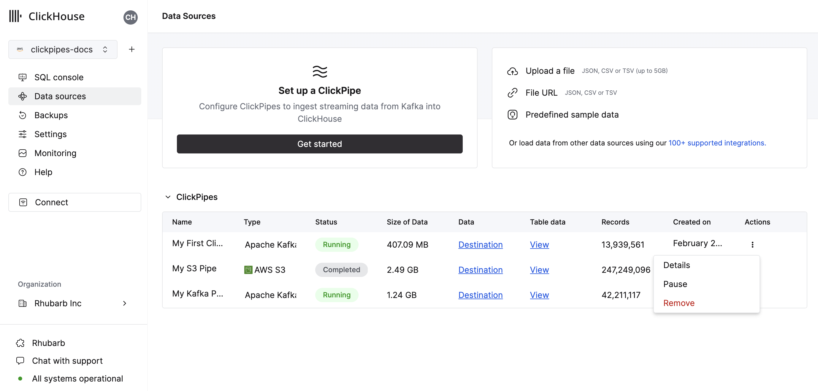Уведомление об удален�ии